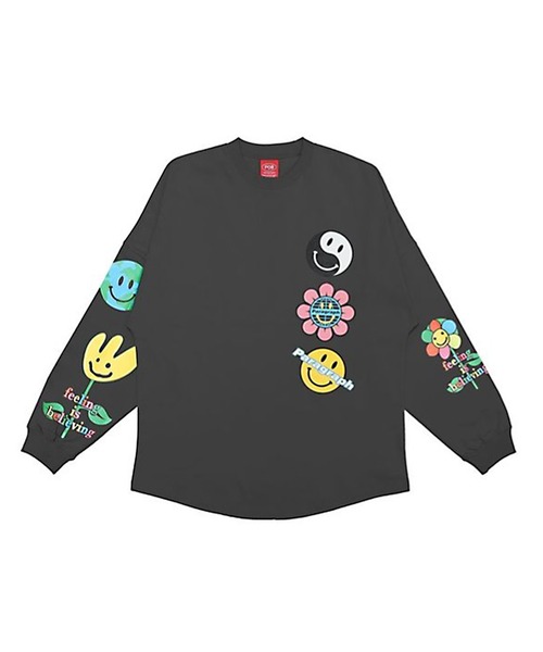 PARAGRAPH SMILE FLOWER T-SHIRT LM212 追跡付 口コミ・レビュー｜PARAGRAPH SMILE FLOWER T-SHIRT LM212 追跡