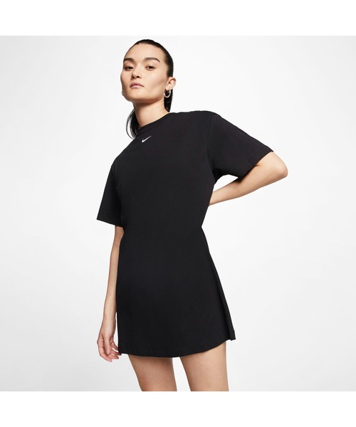 NIKE(ナイキ)の「ナイキ NIKE ナイキ NSW エッセンシャル ドレス(ワンピース・レディース・ブラック/ライラック・M/XL/S/L)」の2枚目の写真
