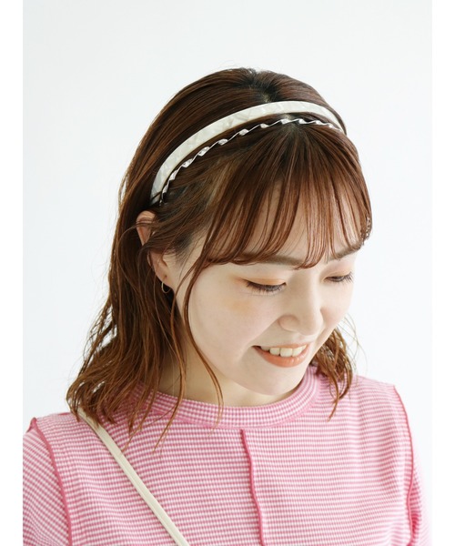 ehka sopo（エヘカソポ）の「カチューシャセット（カチューシャ・レディース・ブラウン/グレー/オフホワイト・ﾌﾘ-）」の2枚目の写真