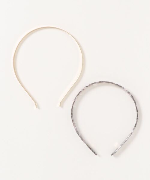 ehka sopo（エヘカソポ）の「カチューシャセット（カチューシャ・レディース・ブラウン/グレー/オフホワイト・ﾌﾘ-）」の7枚目の写真