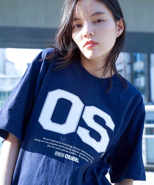 セール Odd Studio オッドスタジオ Osロゴ アップリケ サマー Tシャツ Os Applique Summer T Shirt T シャツ カットソー Odd Studio オッドスタジオ のファッション通販 Zozotown