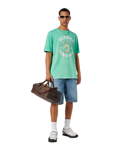 DIESEL（ディーゼル）の「メンズ Tシャツ バックプリント（Tシャツ/カットソー・メンズ・ホワイト/サンドベージュ・SMALL/MEDIUM/LARGE/X-LARGE/XX-LARGE/X-SMALL/XXX-LARGE）」の6枚目の写真