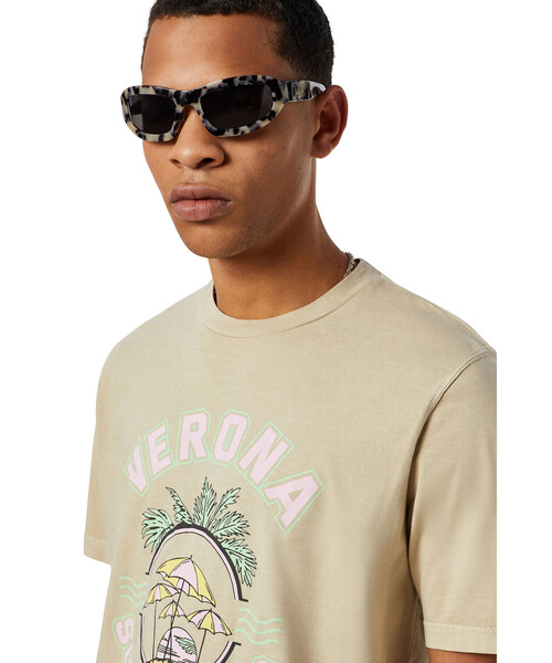 DIESEL（ディーゼル）の「メンズ Tシャツ バックプリント（Tシャツ/カットソー・メンズ・ホワイト/サンドベージュ・SMALL/MEDIUM/LARGE/X-LARGE/XX-LARGE/X-SMALL/XXX-LARGE）」の13枚目の写真