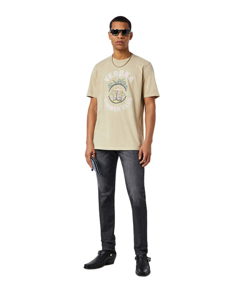 DIESEL（ディーゼル）の「メンズ Tシャツ バックプリント（Tシャツ/カットソー・メンズ・ホワイト/サンドベージュ・SMALL/MEDIUM/LARGE/X-LARGE/XX-LARGE/X-SMALL/XXX-LARGE）」の17枚目の写真