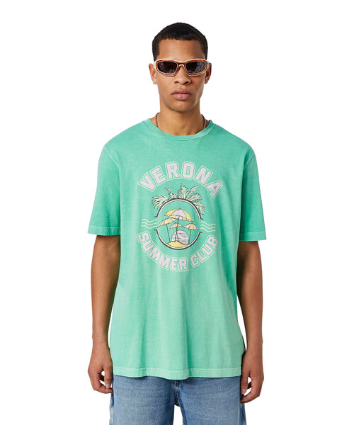 DIESEL（ディーゼル）の「メンズ Tシャツ バックプリント（Tシャツ/カットソー・メンズ・ホワイト/サンドベージュ・SMALL/MEDIUM/LARGE/X-LARGE/XX-LARGE/X-SMALL/XXX-LARGE）」の21枚目の写真