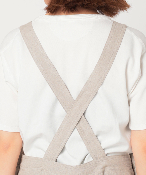 SLOBE IENA（スローブイエナ）の「リネンジャンパースカート（ジャンパースカート・レディース・ベージュ/オレンジ・FREE）」の19枚目の写真