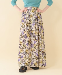 malla | malla イペカビスコースフラワースカート(スカート)