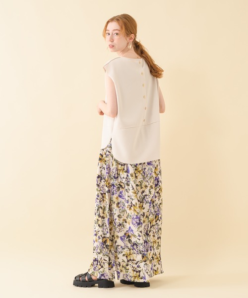 malla（マーラ）の「malla イペカビスコースフラワースカート（スカート・レディース・ホワイト/ブラック・FREE）」の19枚目の写真