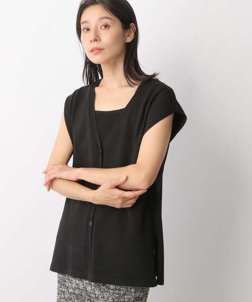 LEPSIM（レプシィム）の「ジレセットニットアップ　275938（ワンピース・レディース・ブラック/ベージュ・FREE）」の18枚目の写真