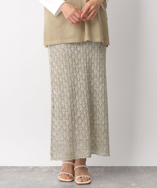 LEPSIM（レプシィム）の「ジレセットニットアップ　275938（ワンピース・レディース・ブラック/ベージュ・FREE）」の15枚目の写真