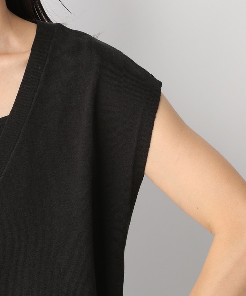 LEPSIM（レプシィム）の「ジレセットニットアップ　275938（ワンピース・レディース・ブラック/ベージュ・FREE）」の19枚目の写真