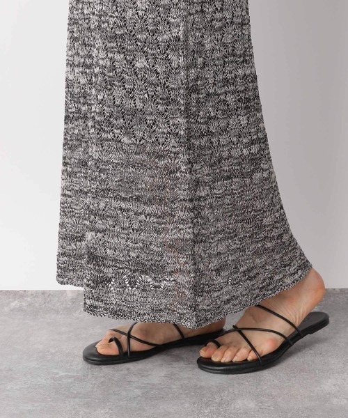 LEPSIM（レプシィム）の「ジレセットニットアップ　275938（ワンピース・レディース・ブラック/ベージュ・FREE）」の10枚目の写真