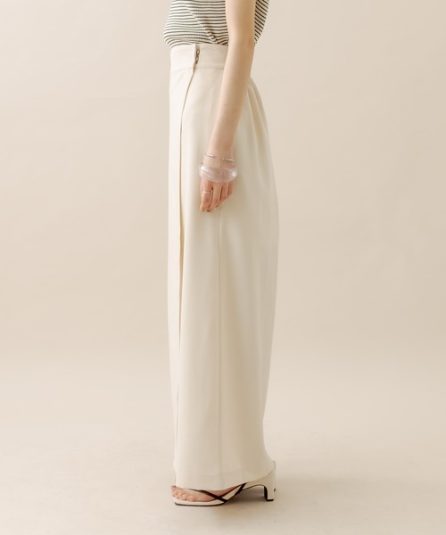 mline（エムライン）の「[mline] ラップタイトスカート（スカート・レディース・ベージュ/アイボリー/ブラック・2/1）」の15枚目の写真