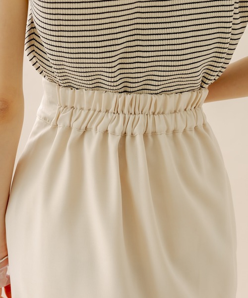 mline（エムライン）の「[mline] ラップタイトスカート（スカート・レディース・ベージュ/アイボリー/ブラック・2/1）」の19枚目の写真