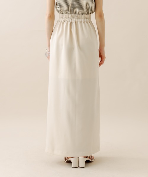 mline（エムライン）の「[mline] ラップタイトスカート（スカート・レディース・ベージュ/アイボリー/ブラック・2/1）」の16枚目の写真