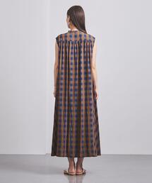 ユナイテッドアローズ ギンガムチェックティアードノースリーブワン BEAUTY&YOUTH UNITED ARROWS（ビューティーアンドユース