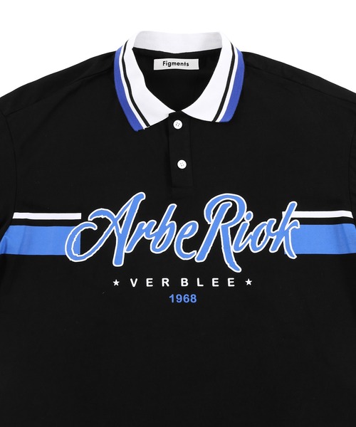 Figments(フィグメンツ)の「オーバーポロシャツ(ポロシャツ・レディース・ブラック/グリーン・FREE)」の4枚目の写真