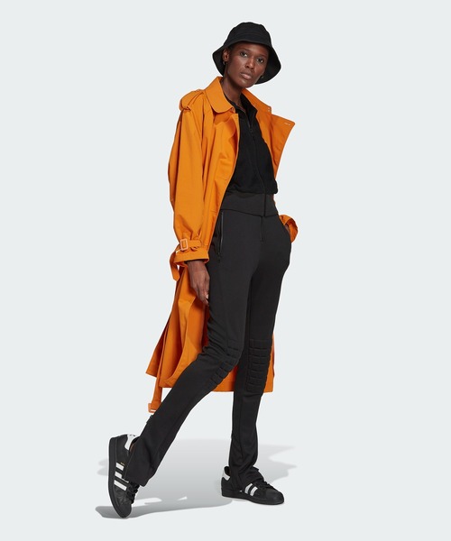 adidas（アディダス）の「BLUE VERSION トレンチコート / アディダスオリジナルス（レディース）（トレンチコート・レディース・オレンジ・MEDIUM/LARGE/SMALL/X-LARGE/XX-LARGE/X-SMALL）」の4枚目の写真