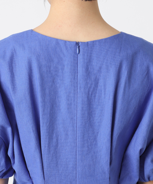 B.C STOCK(ベーセーストック)の「C/Lウエストタックワンピース(ワンピース・レディース・オレンジ/ブルー/グリーン・FREE)」の14枚目の写真