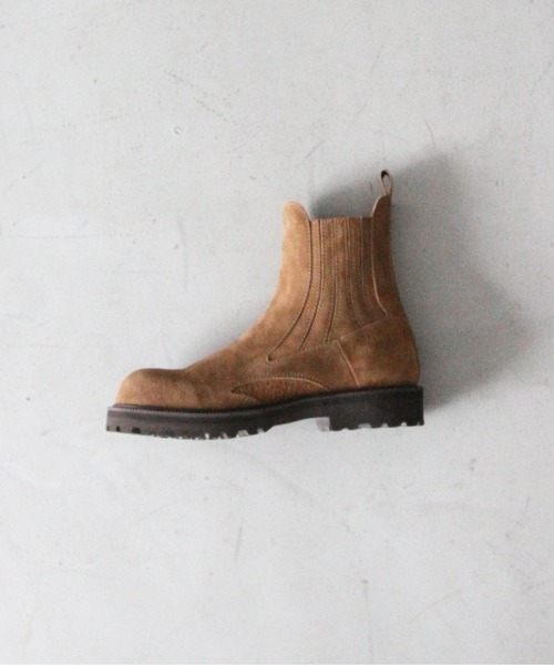 KAIKO(カイコー)の「KAIKO x MIDORIKAWARYO SIDE GOA BOOTS(ブーツ・メンズ・ブラック/キャメル・26/27)」の5枚目の写真