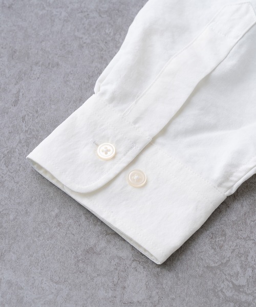 BRICK & SONS（ブリックアンドサンズ）の「リラックスラグランスリーブシャツ＜ホワイト＞（シャツ/ブラウス・メンズ・ホワイト・LL/M/L/S）」の4枚目の写真