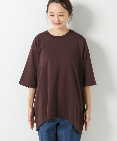 IENA - 【新品タグ付】 IENA SUVIN 天竺ワイドプルオーバー Tシャツ ブラック 新品タグ付】 IENA SUVIN 天竺ワイドプルオーバー Tシャツ