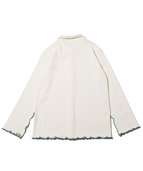 UGG(アグ)の「UGG@mos リブメローカーディガン / アグ リブメローカーディガン(ルームウェア/パジャマ・レディース・ホワイト/ネイビー/サックスブルー・M/L)」の9枚目の写真