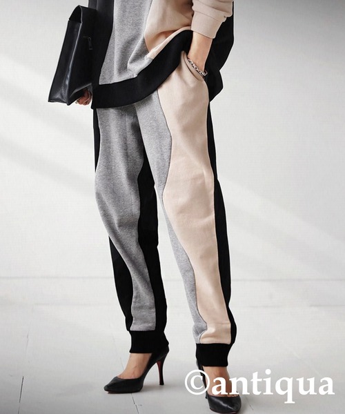 antiqua（アンティカ）の「ウェーブパターンパンツ（その他パンツ・レディース・ブラック・M/L/L/XL）」の16枚目の写真