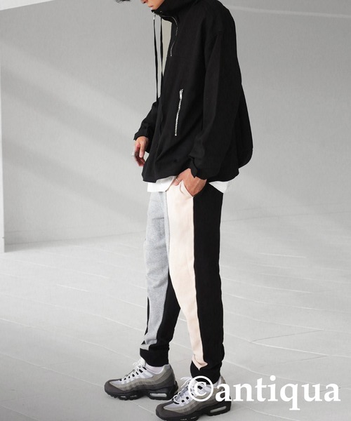 antiqua（アンティカ）の「ウェーブパターンパンツ（その他パンツ・レディース・ブラック・M/L/L/XL）」の4枚目の写真