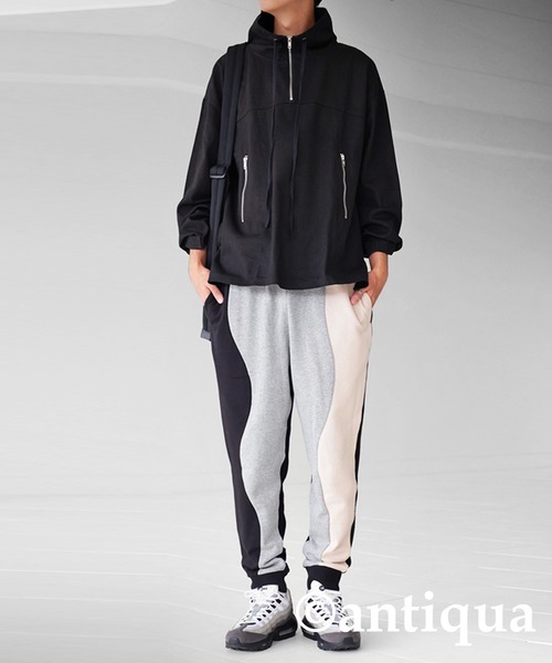 antiqua（アンティカ）の「ウェーブパターンパンツ（その他パンツ・レディース・ブラック・M/L/L/XL）」の7枚目の写真