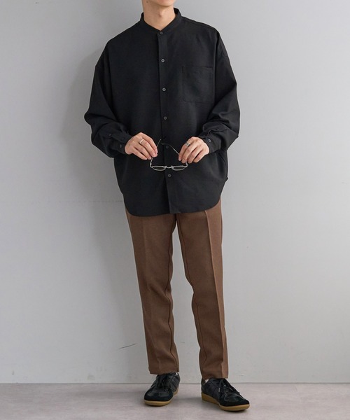 DISCOAT（ディスコート）の「ベーシックテーパードスラックス（スラックス・メンズ・ブラック/ブラウン/グレイッシュベージュ・SMALL/MEDIUM/LARGE/X-LARGE）」の12枚目の写真