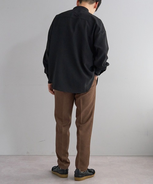 DISCOAT（ディスコート）の「ベーシックテーパードスラックス（スラックス・メンズ・ブラック/ブラウン/グレイッシュベージュ・SMALL/MEDIUM/LARGE/X-LARGE）」の8枚目の写真