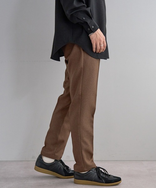 DISCOAT（ディスコート）の「ベーシックテーパードスラックス（スラックス・メンズ・ブラック/ブラウン/グレイッシュベージュ・SMALL/MEDIUM/LARGE/X-LARGE）」の19枚目の写真