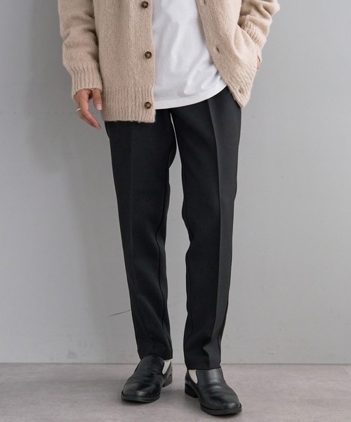 DISCOAT（ディスコート）の「ベーシックテーパードスラックス（スラックス・メンズ・ブラック/ブラウン/グレイッシュベージュ・SMALL/MEDIUM/LARGE/X-LARGE）」の9枚目の写真