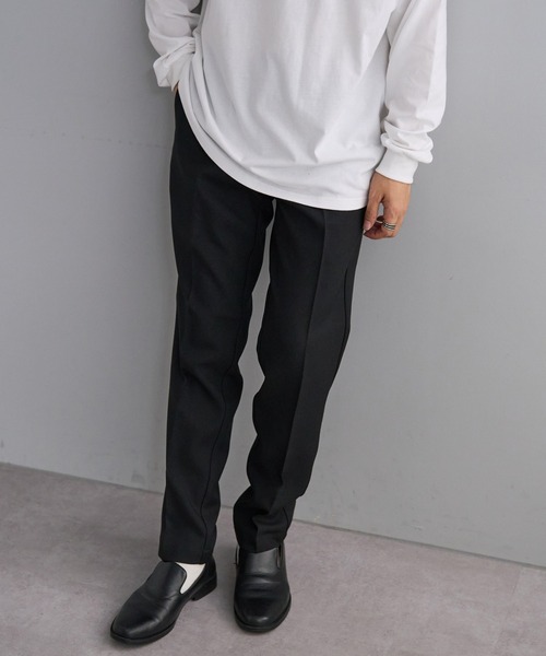DISCOAT（ディスコート）の「ベーシックテーパードスラックス（スラックス・メンズ・ブラック/ブラウン/グレイッシュベージュ・SMALL/MEDIUM/LARGE/X-LARGE）」の20枚目の写真