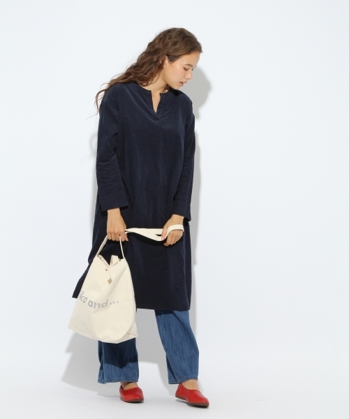 niko and...（ニコアンド）の「オリジナルニコロゴトート/2WAY（トートバッグ・レディース・ブルー/ブラック/ホワイト・0）」の7枚目の写真