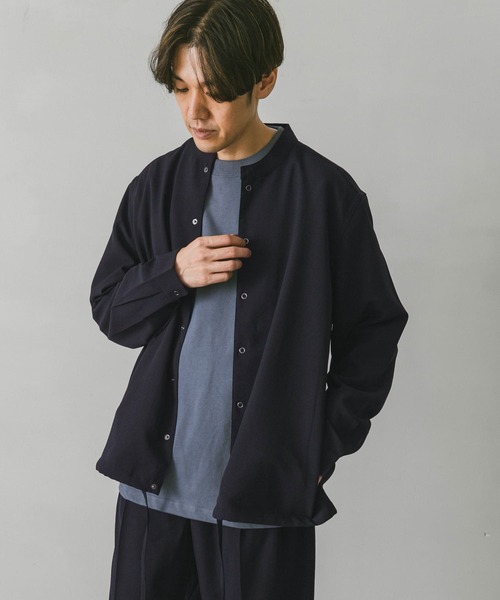 URBAN RESEARCH DOORS（アーバンリサーチドアーズ）の「イージーケアスタンドジャケット（ブルゾン・メンズ・ネイビー/ブラウン/グリーン・MEDIUM/LARGE）」の15枚目の写真