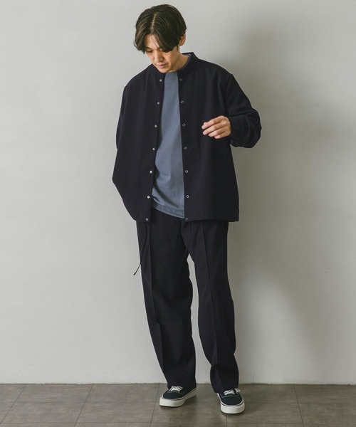 URBAN RESEARCH DOORS（アーバンリサーチドアーズ）の「イージーケアスタンドジャケット（ブルゾン・メンズ・ネイビー/ブラウン/グリーン・MEDIUM/LARGE）」の17枚目の写真