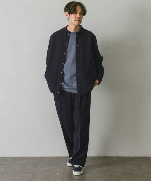 URBAN RESEARCH DOORS（アーバンリサーチドアーズ）の「イージーケアスタンドジャケット（ブルゾン・メンズ・ネイビー/ブラウン/グリーン・MEDIUM/LARGE）」の18枚目の写真