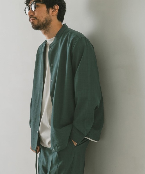 URBAN RESEARCH DOORS（アーバンリサーチドアーズ）の「イージーケアスタンドジャケット（ブルゾン・メンズ・ネイビー/ブラウン/グリーン・MEDIUM/LARGE）」の20枚目の写真