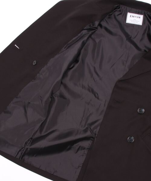 ENVYM（アンビー）の「ダブルブレストＪＫ（テーラードジャケット・レディース・ブラック/グレー/ストライプ・FREE）」の15枚目の写真