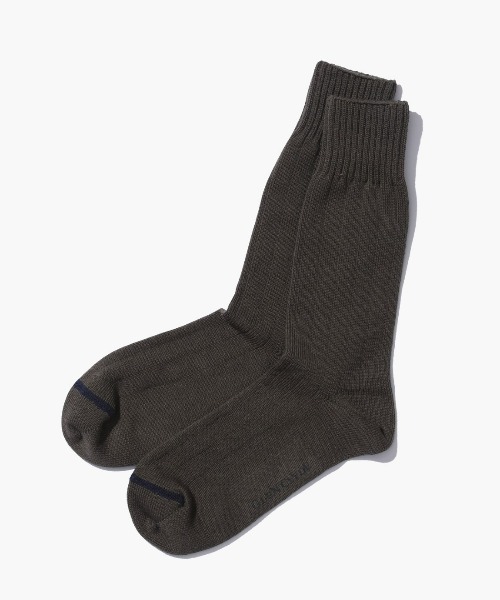 WILD THINGS（ワイルドシングス）の「【WILDTHINGS / ワイルドシングス】WILD THINGS×GLEN CLYDE CORDURA  LONG SOCKS（ソックス/靴下・メンズ・ホワイト/ブラック/カーキ/オリーブ系・FREE）」の4枚目の写真