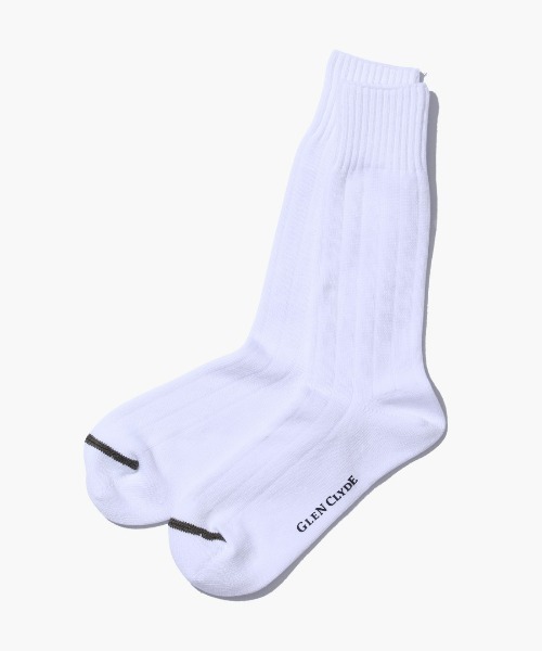 WILD THINGS（ワイルドシングス）の「【WILDTHINGS / ワイルドシングス】WILD THINGS×GLEN CLYDE CORDURA  LONG SOCKS（ソックス/靴下・メンズ・ホワイト/ブラック/カーキ/オリーブ系・FREE）」の2枚目の写真