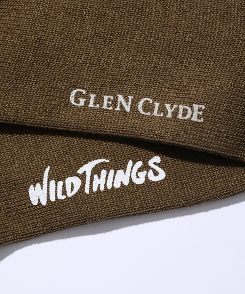WILD THINGS（ワイルドシングス）の「【WILDTHINGS / ワイルドシングス】WILD THINGS×GLEN CLYDE CORDURA  LONG SOCKS（ソックス/靴下・メンズ・ホワイト/ブラック/カーキ/オリーブ系・FREE）」の9枚目の写真