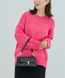 Shelly island | 【きれい色ニット】クルーネックニットプルオーバー(ニット/セーター)