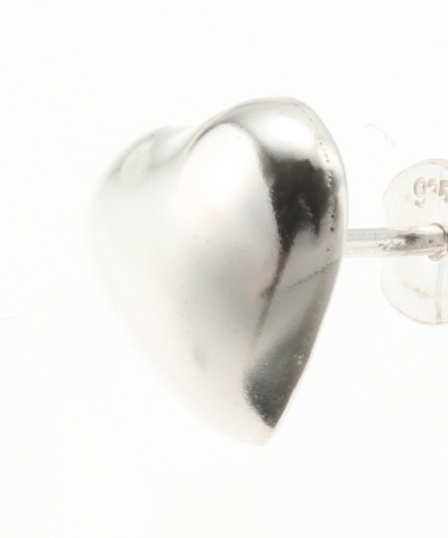 Charles Chaton（シャルルシャトン）の「NinaJules Heart ピアス（ピアス（両耳用）・レディース・シルバー・FREE）」の3枚目の写真