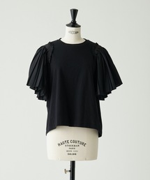 KAAM | KAAM:袖プリーツTシャツ(Tシャツ/カットソー)
