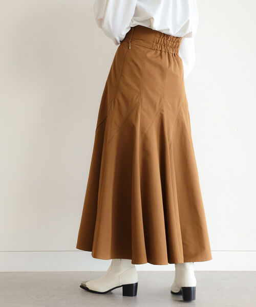 Ray BEAMS（レイビームス）の「RBS / タフタ エスカルゴ スカート（スカート・レディース・ブラック/ダークブラウン・1/0）」の9枚目の写真