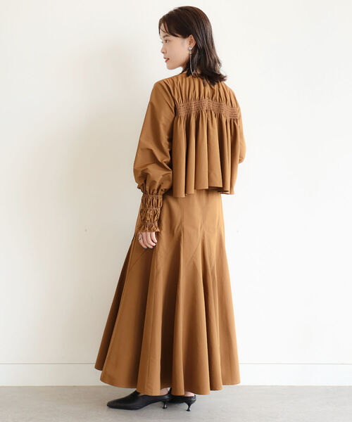 Ray BEAMS（レイビームス）の「RBS / タフタ エスカルゴ スカート（スカート・レディース・ブラック/ダークブラウン・1/0）」の11枚目の写真