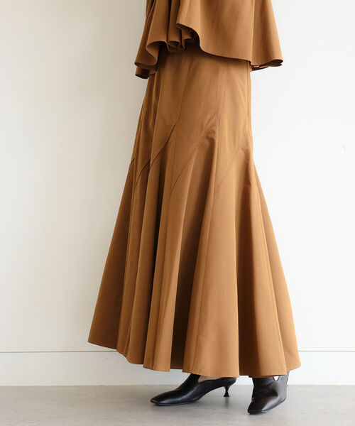 Ray BEAMS（レイビームス）の「RBS / タフタ エスカルゴ スカート（スカート・レディース・ブラック/ダークブラウン・1/0）」の12枚目の写真